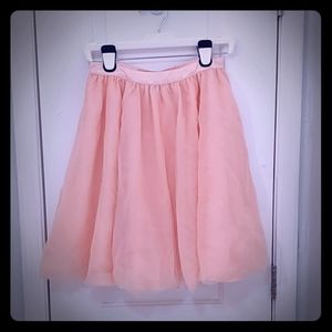 Pink Tulle Skirt
